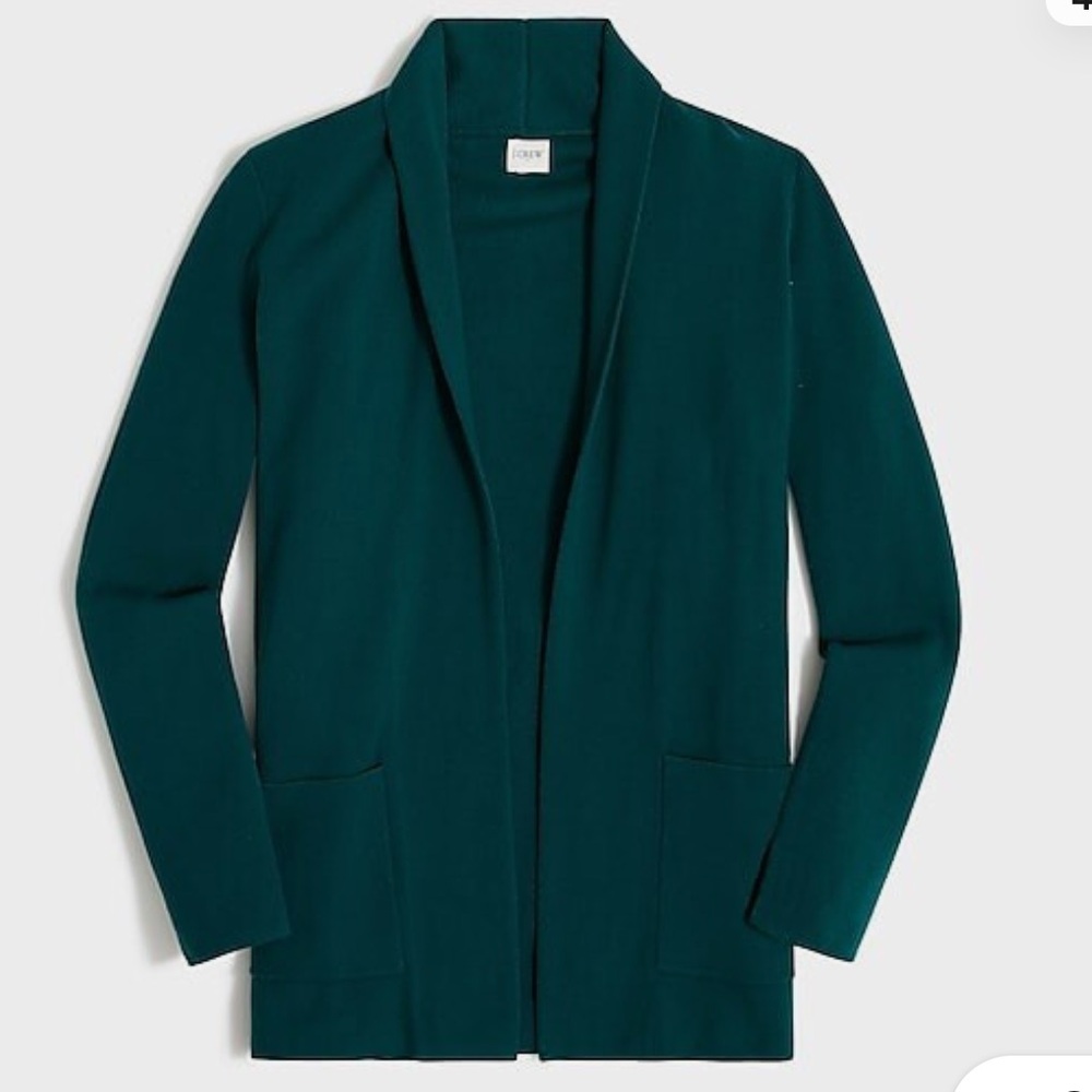 J. Crew Factory Green Sweater Blazer